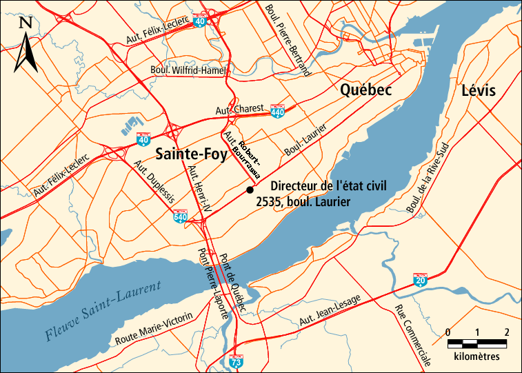 General view > Directeur de l'état civil Québec